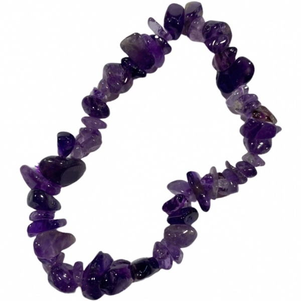 Amethyst - Crystal Chip Bracelet